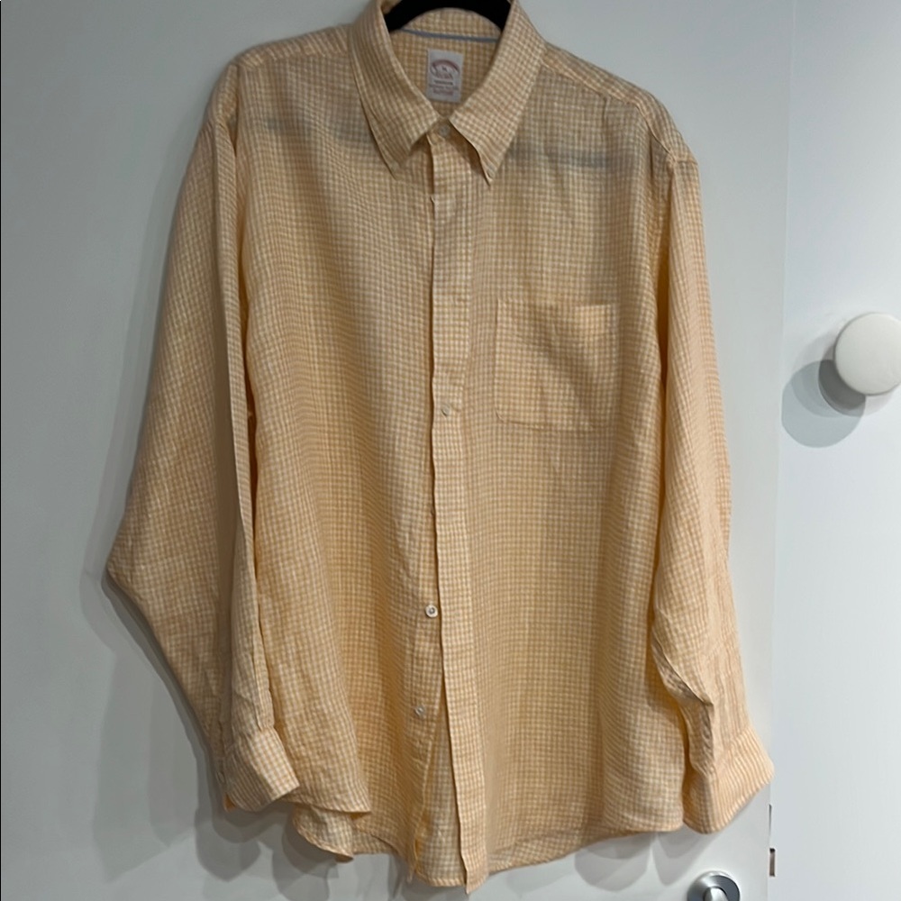 Brooks Brothers Irish Linen Sports Shirt